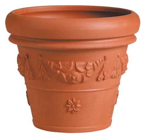 Italian Terracotta Collection - Garland Pot